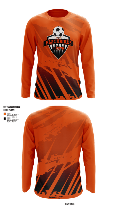 Keene High School Soccer 4189147 Long Sleeve Performance Shirt - 2