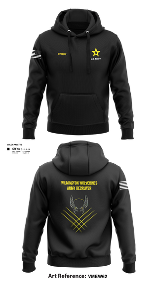 Hoodie, Wilmington Army Recruiting Station, Army, Teamtime, Team time, sublimation, custom sports apparel, team uniforms, spirit wear, spiritwear, sports uniforms, custom shirts, team store, custom team store, fundraiser sports, apparel fundraiser