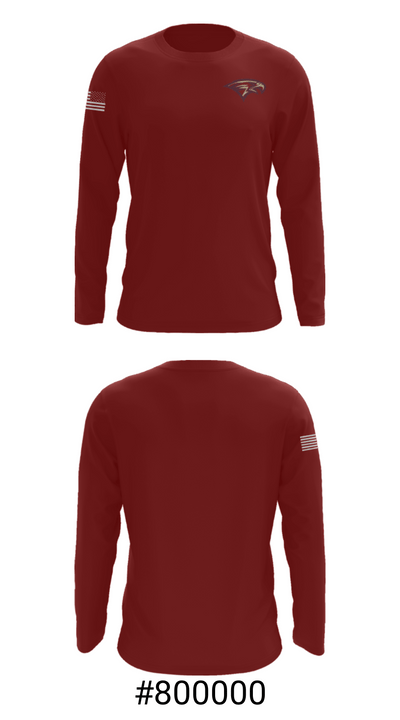 Maple Mountain High School Swimming 68512385 Long Sleeve Performance Shirt - 18