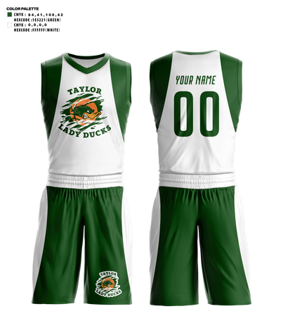 Taylor High School Basketball 61945648 Basketball Uniform - 41