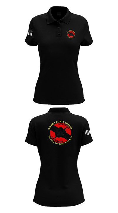Otero County Sheriff 37164505 Women's Short Sleeve Performance Polo  - 33