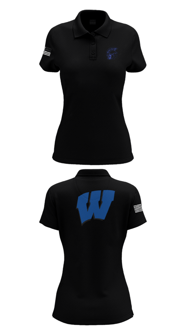 Womens Short Sleeve Performance Polo, James B Hunt High School Football, Football, Teamtime, Team time, sublimation, custom sports apparel, team uniforms, spirit wear, spiritwear, sports uniforms, custom shirts, team store, custom team store, fundraiser sports, apparel fundraiser