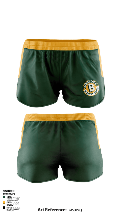 Benbrook High School Bobcat Marching Band 42896694 Ranger Panties - 1
