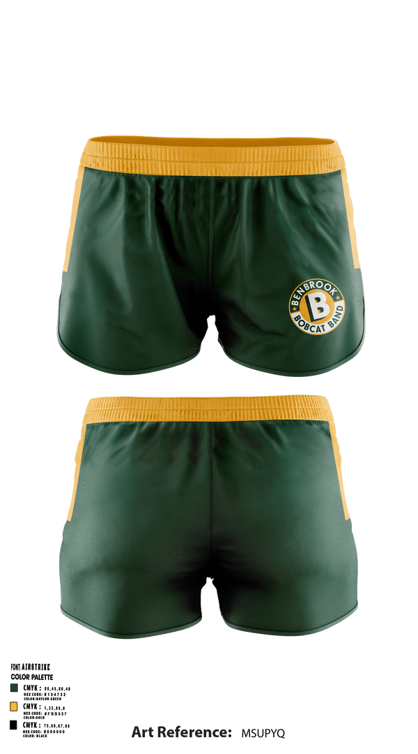 Ranger Panties, Benbrook High School Bobcat Marching Band, , Teamtime, Team time, sublimation, custom sports apparel, team uniforms, spirit wear, spiritwear, sports uniforms, custom shirts, team store, custom team store, fundraiser sports, apparel fundraiser