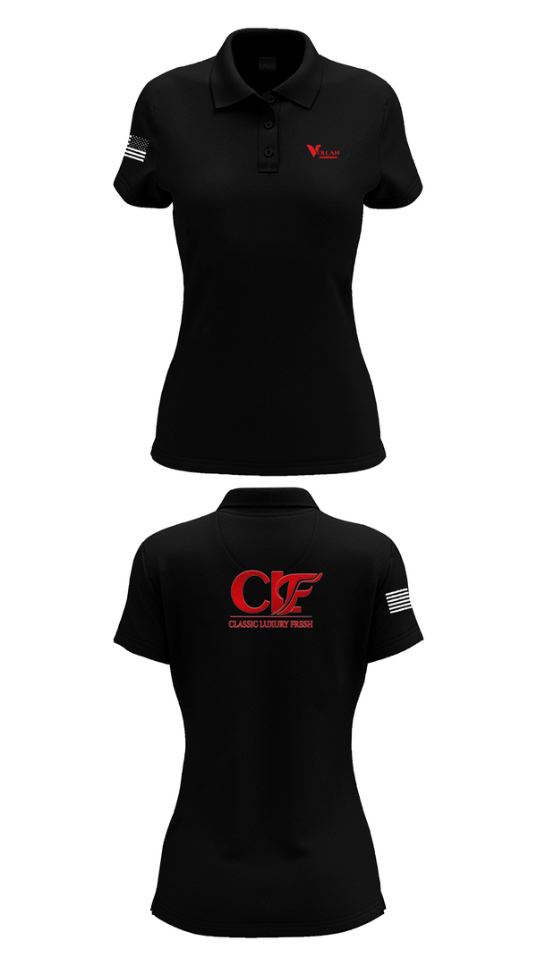 Womens Short Sleeve Performance Polo, CLF, , Teamtime, Team time, sublimation, custom sports apparel, team uniforms, spirit wear, spiritwear, sports uniforms, custom shirts, team store, custom team store, fundraiser sports, apparel fundraiser
