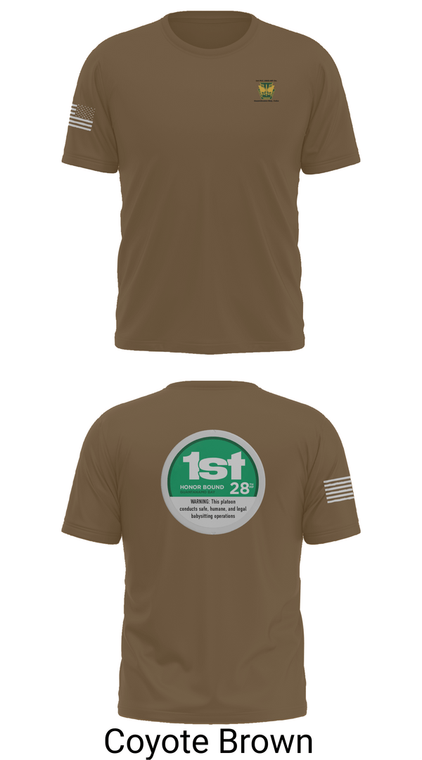 Old School Cotton Feel Shirt, 28th MP Company, National Guard, Teamtime, Team time, sublimation, custom sports apparel, team uniforms, spirit wear, spiritwear, sports uniforms, custom shirts, team store, custom team store, fundraiser sports, apparel fundraiser