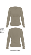 Fine Touch Cleaning Service 94441751 Women's Long Sleeve V-neck Shirt -1 28