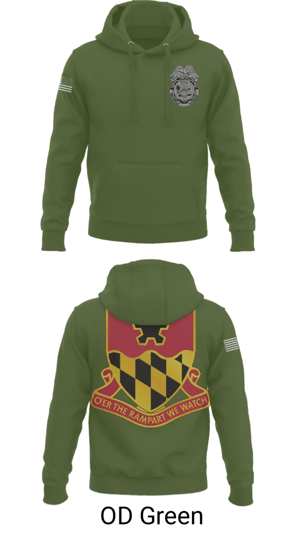 Hoodie, 2nd MTB/70th RTI, Army, Teamtime, Team time, sublimation, custom sports apparel, team uniforms, spirit wear, spiritwear, sports uniforms, custom shirts, team store, custom team store, fundraiser sports, apparel fundraiser