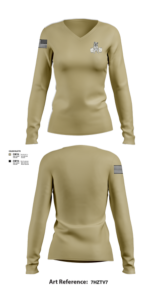 Womens Long Sleeve Vneck Shirt, O.T.S.S., , Teamtime, Team time, sublimation, custom sports apparel, team uniforms, spirit wear, spiritwear, sports uniforms, custom shirts, team store, custom team store, fundraiser sports, apparel fundraiser