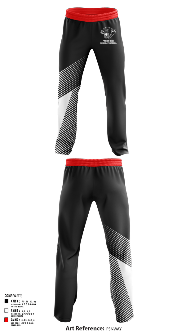 Sweatpants, Parma High School Football, Football, Teamtime, Team time, sublimation, custom sports apparel, team uniforms, spirit wear, spiritwear, sports uniforms, custom shirts, team store, custom team store, fundraiser sports, apparel fundraiser