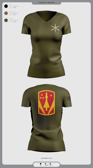 Womens Short Sleeve Vneck Shirt, 4-3 ADA, Army, Teamtime, Team time, sublimation, custom sports apparel, team uniforms, spirit wear, spiritwear, sports uniforms, custom shirts, team store, custom team store, fundraiser sports, apparel fundraiser