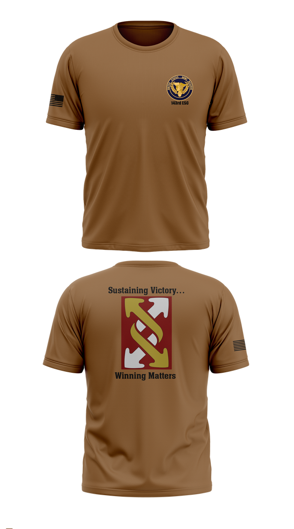 Old School Cotton Feel Shirt, 143rd ESC, , Teamtime, Team time, sublimation, custom sports apparel, team uniforms, spirit wear, spiritwear, sports uniforms, custom shirts, team store, custom team store, fundraiser sports, apparel fundraiser