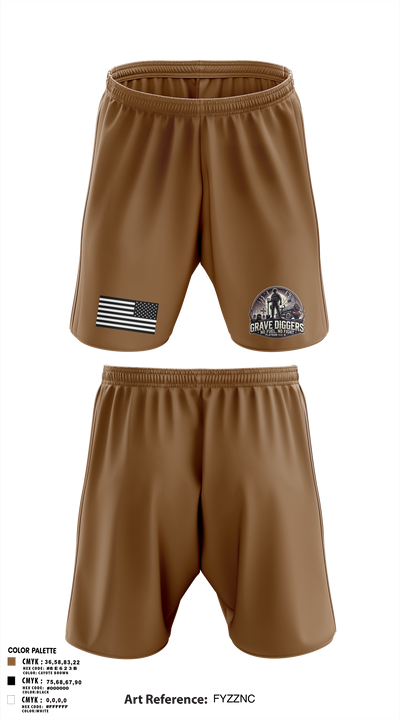 Gravediggers 54270931 Athletic Shorts With Pockets - 105