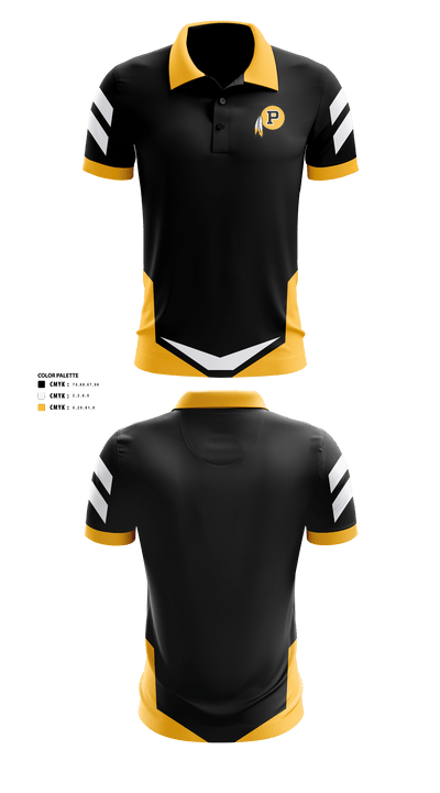 Pontotoc Warriors 5056455 Short Sleeve Performance Polo - 40