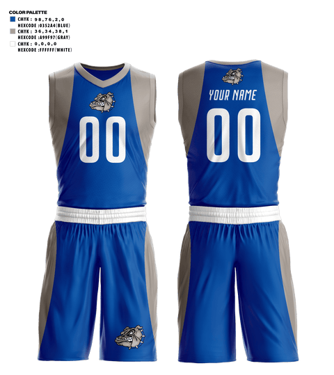 Basketball Uniform, Durham School of the Arts Bulldogs Basketball, Men's Basketball, Teamtime, Team time, sublimation, custom sports apparel, team uniforms, spirit wear, spiritwear, sports uniforms, custom shirts, team store, custom team store, fundraiser sports, apparel fundraiser