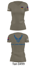 4th Component Maintenance Squadron 36168944 Women's Short Sleeve V-neck Shirt - 68