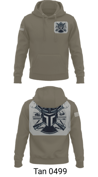Hoodie, 2-4 GSAB ECHO CO., Army, Teamtime, Team time, sublimation, custom sports apparel, team uniforms, spirit wear, spiritwear, sports uniforms, custom shirts, team store, custom team store, fundraiser sports, apparel fundraiser