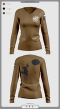 CYD Inc 87712916 Women's Long Sleeve V-neck Shirt -1 10