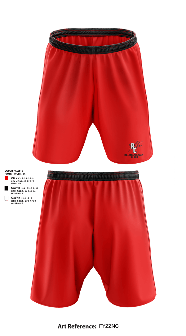 Athletic Shorts With Pockets, Randolph-Clay High School Cheer, Cheer, Teamtime, Team time, sublimation, custom sports apparel, team uniforms, spirit wear, spiritwear, sports uniforms, custom shirts, team store, custom team store, fundraiser sports, apparel fundraiser