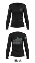 Palmetto Battlion 20426717 Women's Long Sleeve V-neck Shirt -1 37