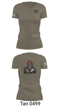3rd squad 34801732 Women's Short Sleeve V-neck Shirt - 68