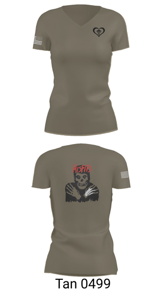 Womens Short Sleeve Vneck Shirt, 3rd squad, Army, Teamtime, Team time, sublimation, custom sports apparel, team uniforms, spirit wear, spiritwear, sports uniforms, custom shirts, team store, custom team store, fundraiser sports, apparel fundraiser