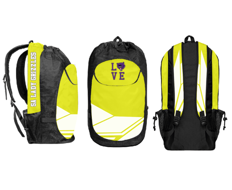 Gear Bag, SA LADY GRIZZLES, Women's Volleyball, Teamtime, Team time, sublimation, custom sports apparel, team uniforms, spirit wear, spiritwear, sports uniforms, custom shirts, team store, custom team store, fundraiser sports, apparel fundraiser