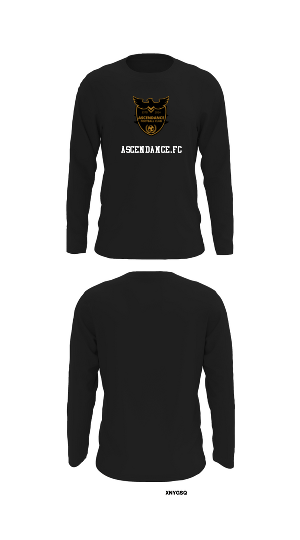 Long Sleeve Performance Shirt, Ascendance.fc, Men's Soccer, Teamtime, Team time, sublimation, custom sports apparel, team uniforms, spirit wear, spiritwear, sports uniforms, custom shirts, team store, custom team store, fundraiser sports, apparel fundraiser