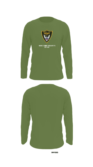 Long Sleeve Performance Shirt, White County Sheriff's Office, Police, Teamtime, Team time, sublimation, custom sports apparel, team uniforms, spirit wear, spiritwear, sports uniforms, custom shirts, team store, custom team store, fundraiser sports, apparel fundraiser