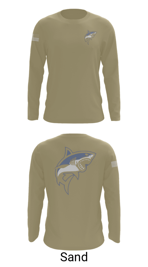 Long Sleeve Performance Shirt, Great white guns, Marines, Teamtime, Team time, sublimation, custom sports apparel, team uniforms, spirit wear, spiritwear, sports uniforms, custom shirts, team store, custom team store, fundraiser sports, apparel fundraiser
