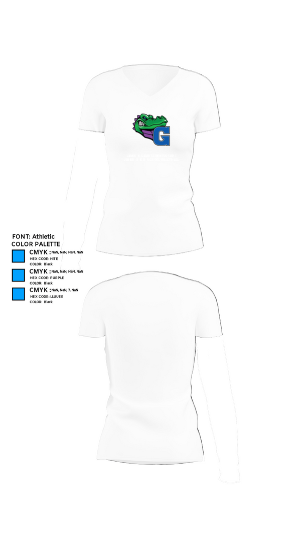 Women's Short Sleeve Vneck Shirt, James N Gamble Montessori Junior High School Volleyball, Women's Volleyball, Teamtime, Team time, sublimation, custom sports apparel, team uniforms, spirit wear, spiritwear, sports uniforms, custom shirts, team store, custom team store, fundraiser sports, apparel fundraiser