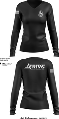 Tritac Shooting Solutions 89127627 Women's Long Sleeve V-neck Shirt - 27