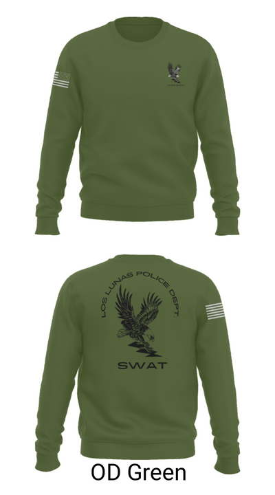 LOS LUNAS POLICE DEPT. SWAT 5938018 Crew Neck Sweatshirt - 43