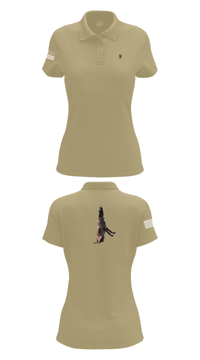 Mals K9 82782648 Women's Short Sleeve Performance Polo  - 95