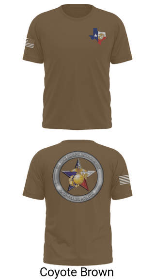 Old School Cotton Feel Shirt, Goodfellow AFB MCD, Marines, Teamtime, Team time, sublimation, custom sports apparel, team uniforms, spirit wear, spiritwear, sports uniforms, custom shirts, team store, custom team store, fundraiser sports, apparel fundraiser