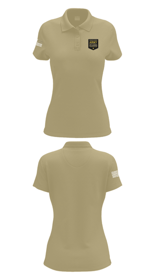 Womens Short Sleeve Performance Polo, Recruiting, National Guard, Teamtime, Team time, sublimation, custom sports apparel, team uniforms, spirit wear, spiritwear, sports uniforms, custom shirts, team store, custom team store, fundraiser sports, apparel fundraiser