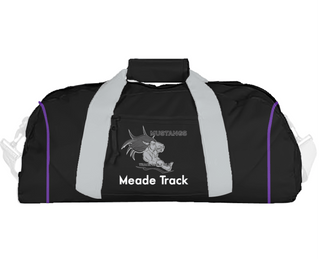 Duffle Bag, Meade High School Track, Track & Field, Teamtime, Team time, sublimation, custom sports apparel, team uniforms, spirit wear, spiritwear, sports uniforms, custom shirts, team store, custom team store, fundraiser sports, apparel fundraiser