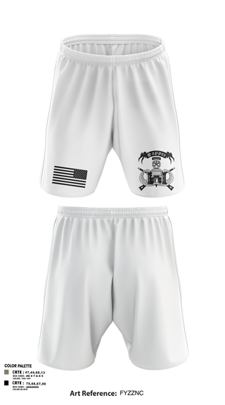 Athletic Shorts With Pockets, 95TH CEC-I, Army, Teamtime, Team time, sublimation, custom sports apparel, team uniforms, spirit wear, spiritwear, sports uniforms, custom shirts, team store, custom team store, fundraiser sports, apparel fundraiser