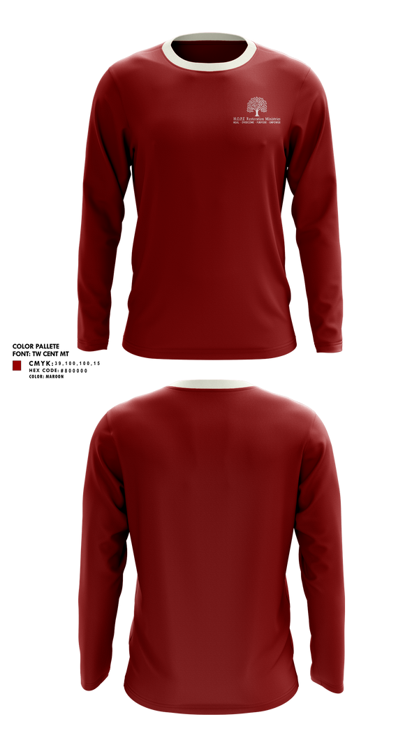 Long Sleeve Performance Shirt, Hope Restoration Ministries, , Teamtime, Team time, sublimation, custom sports apparel, team uniforms, spirit wear, spiritwear, sports uniforms, custom shirts, team store, custom team store, fundraiser sports, apparel fundraiser