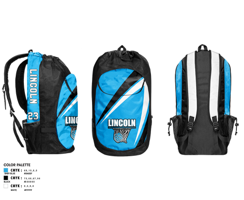 Gear Bag, A2Z Select, Men's Basketball, Teamtime, Team time, sublimation, custom sports apparel, team uniforms, spirit wear, spiritwear, sports uniforms, custom shirts, team store, custom team store, fundraiser sports, apparel fundraiser