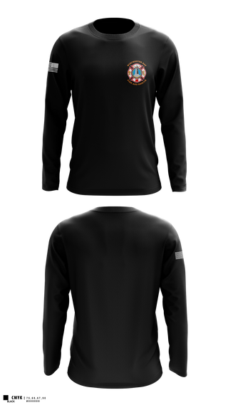 Long Sleeve Performance Shirt, Winchester Bay Fire and Rescue, Fire Department, Teamtime, Team time, sublimation, custom sports apparel, team uniforms, spirit wear, spiritwear, sports uniforms, custom shirts, team store, custom team store, fundraiser sports, apparel fundraiser