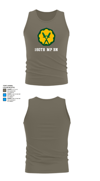 Tank Top, 160th mp bn, Army, Teamtime, Team time, sublimation, custom sports apparel, team uniforms, spirit wear, spiritwear, sports uniforms, custom shirts, team store, custom team store, fundraiser sports, apparel fundraiser