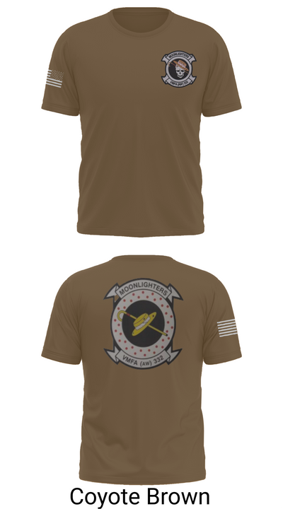 VMFA-332 The Moonlighters 29098342 Short Sleeve Performance Shirt - 16