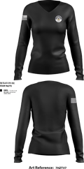 Strategy First Mission Support Services LLC 85142432 Women's Long Sleeve V-neck Shirt - 27
