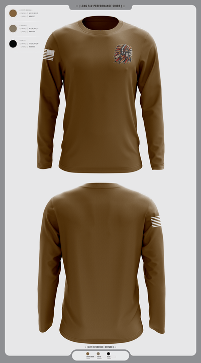 Comanche Squad 4858933 Long Sleeve Performance Shirt - 1