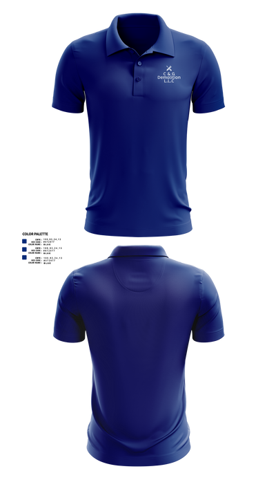 C&G Demolition L.L.C 56452026 Short Sleeve Performance Polo - 2