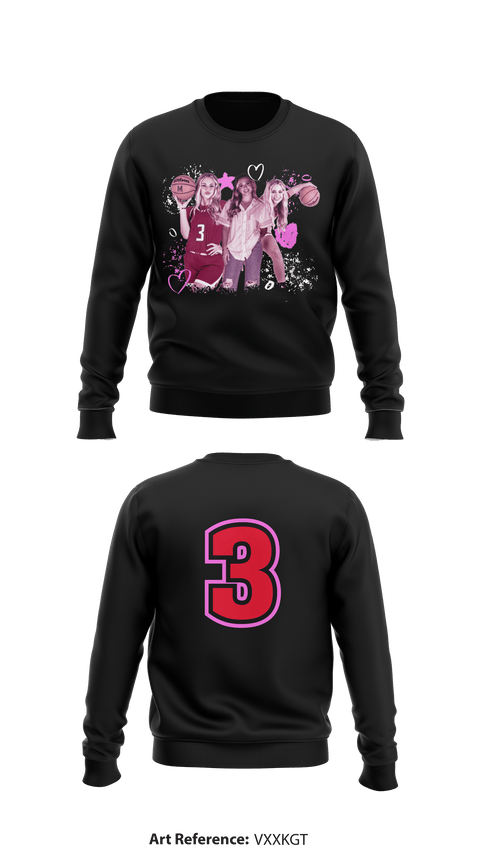 Crew Neck Sweatshirt, Emily Fisher PowerNIL, , Teamtime, Team time, sublimation, custom sports apparel, team uniforms, spirit wear, spiritwear, sports uniforms, custom shirts, team store, custom team store, fundraiser sports, apparel fundraiser