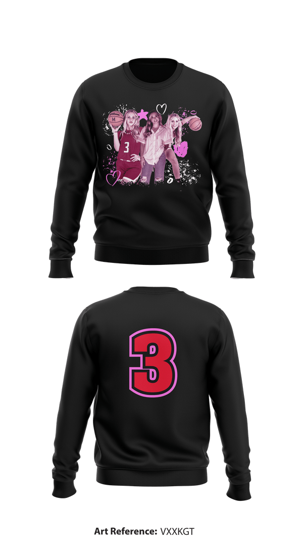Crew Neck Sweatshirt, Emily Fisher PowerNIL, , Teamtime, Team time, sublimation, custom sports apparel, team uniforms, spirit wear, spiritwear, sports uniforms, custom shirts, team store, custom team store, fundraiser sports, apparel fundraiser