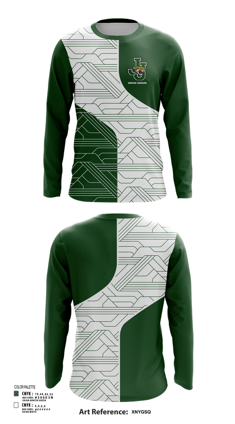 Long Sleeve Performance Shirt, Jordan Jaguars, Spirit Store, Teamtime, Team time, sublimation, custom sports apparel, team uniforms, spirit wear, spiritwear, sports uniforms, custom shirts, team store, custom team store, fundraiser sports, apparel fundraiser