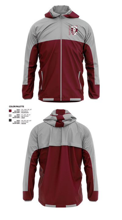 City University School of Liberal Arts Basketball 43461424 Windbreaker - 1